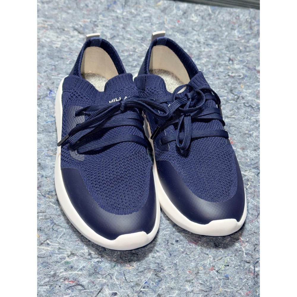 Peter Millar Style LA21EF01 Navy Knit Running Sneakers Shoes Women‎ US 7.5